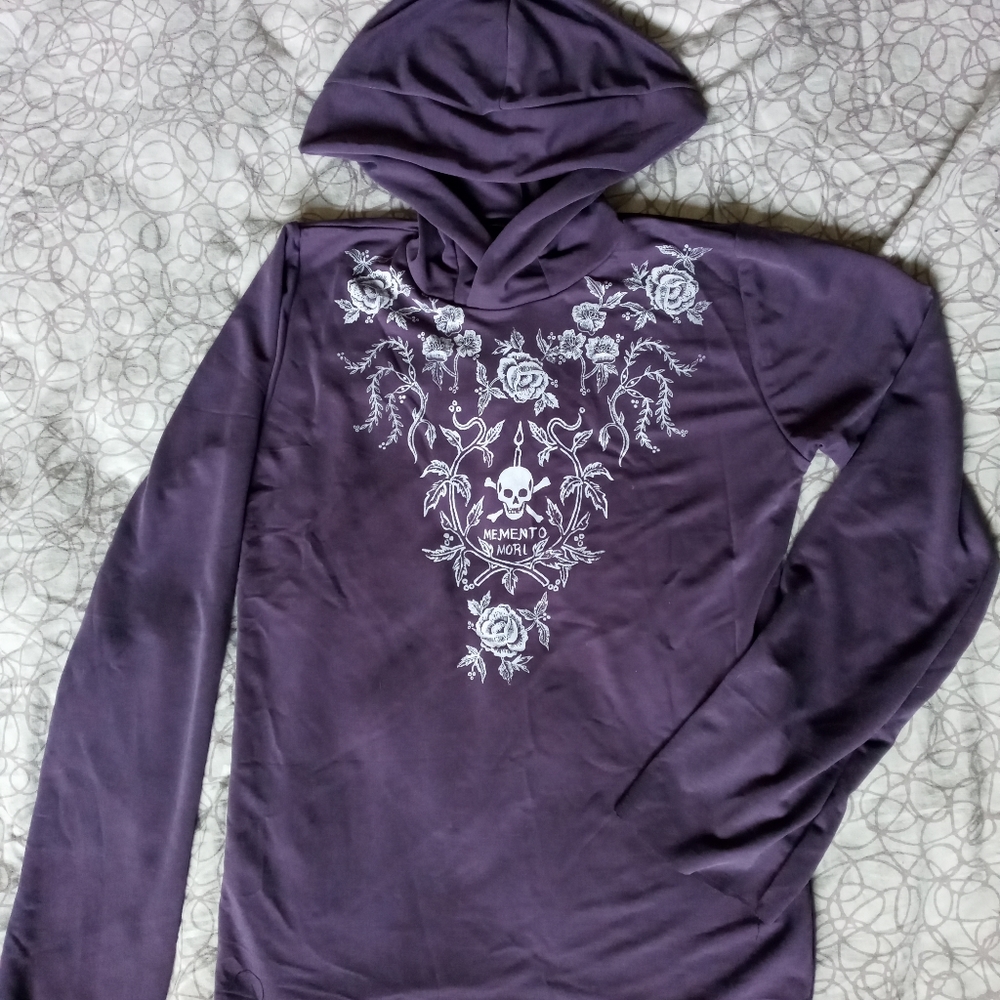 Toxic Vision "Liquid Metal" hooded top